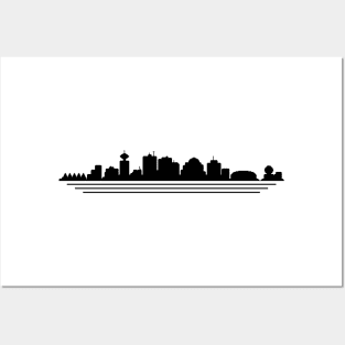 Vancouver Skyline Pixelart Posters and Art